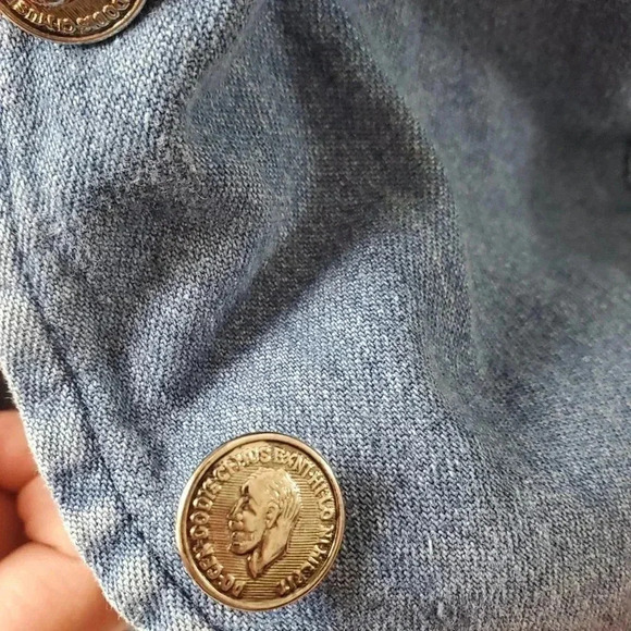 Vintage 90s Floral Western Cropped Denim Shacket Shirt - Picture 8 of 10